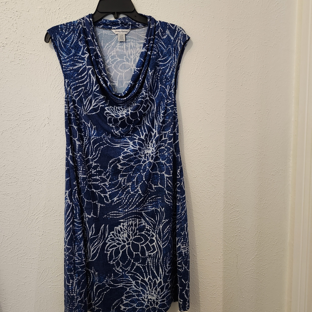 Tommy Bahama Navy and White Patterned Garment